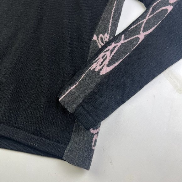 Smartwool Women's small Top 1/4 Zip Black Long Sleeve Merino Wool - Picture 2 of 12